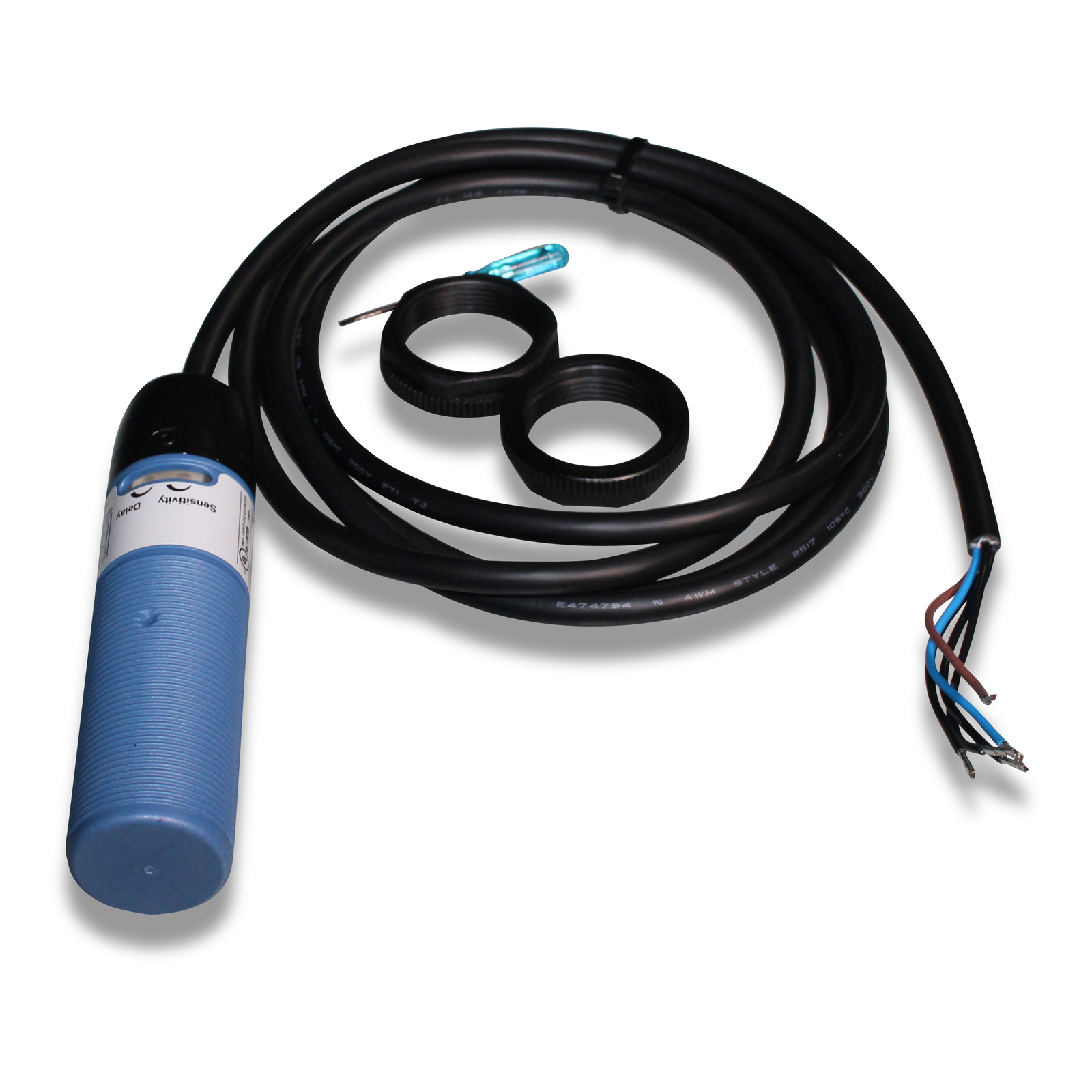 Sensor DOL 44RG 20-280V AC/DC threaded, sens.&start delay ad